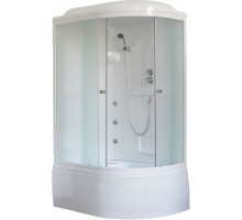 Душевая кабина Royal Bath RB 8120BK2-M 120х80 см, с матовыми стеклами, левосторонняя