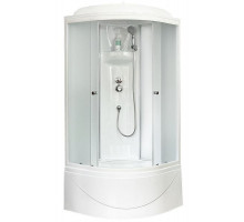 Душевая кабина Royal Bath RB 100BK4-MM 100х100 см, с матовыми стеклами