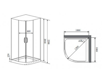 Душевая кабина Timo Premium IMPI H-517