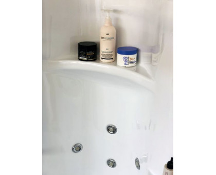 Душевая кабина Royal Bath RB 150ALP-C-CH 150х100 см, с матовыми стеклами, левосторонняя