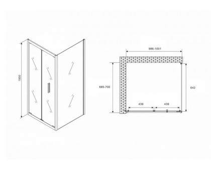 Душевой уголок ABBER Sonnenstrand AG07100-S70