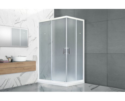 Душевой уголок Royal Bath RB HPD-C 120х100 см, с матовыми стеклами